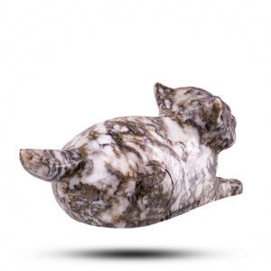 Фигурка Кот «Ирбис» Камень ангидрит