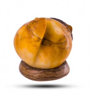 Фигурка Кот «Колобок» Камень ангидрит