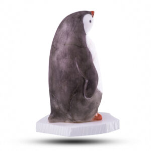 Фигурка из камня «Пингвин» Камень ангидрит
