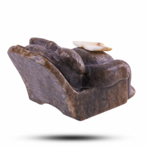 Фигурка из камня Кот «Бегемот» Камень кальцит