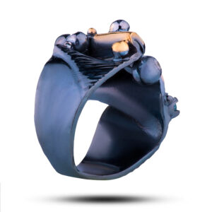 Кольцо «Винтаж», камни топаз, цитрин, фианит, размер 17