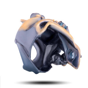 Кольцо «Восторг», камни топаз, фианит, размер 17,5