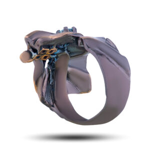 Кольцо «Винтаж», камни топаз, фианит, размер 16,5