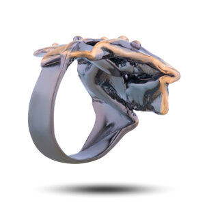 Кольцо «Винтаж», камни аметист, фианит, размер 16