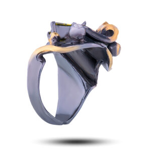 Кольцо «Дали», камень фианит, размер 17,25