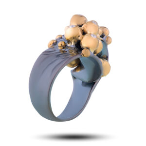 Кольцо «Модерн», камень фианит, размер 16,5