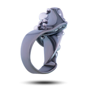 Кольцо «Винтаж», камень фианит, размер 17