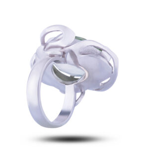 Кольцо «Версаль», камень празиолит, размер 18