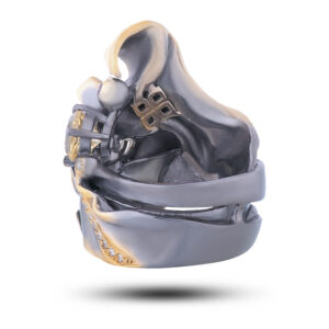 Кольцо «Винтаж», камни цитрин, фианит, размер 17,75