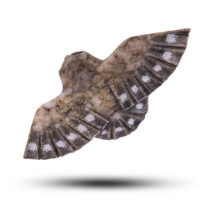 Статуэтка из камня «Летящая сова» Камень ангидрит