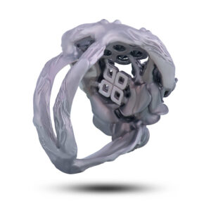 Кольцо «Розы», камень шпинель, размер 17,5