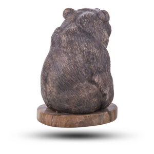 Фигурка из камня «Медведь» Камень кальцит