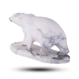 Статуэтка из камня «Медведь» Камень ангидрит