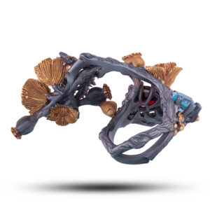 Кольцо «Маки», камни гранат, топаз, шпинель, фианит, размер 17,5