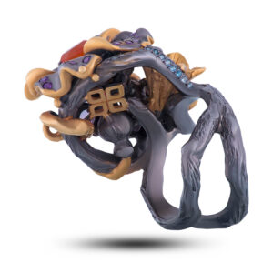 Кольцо «Райский цветок», камни сердолик, фианит, размер 18,5