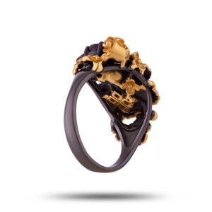 Кольцо «Изюминка страсти», камень гранат, размер 17,5