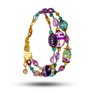 Браслет из флюорита, Гортензия, Арт. 75917