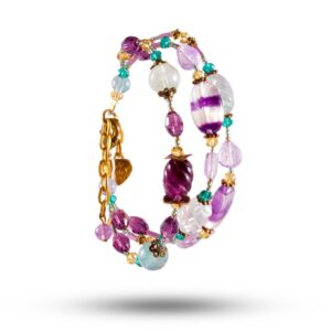 Браслет из флюорита, Гортензия, Арт. 75999