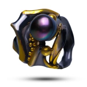 Кольцо «Жемчужина», с жемчугом, размер 18