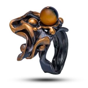 Кольцо «Винтаж», натуральный камень фианит  925