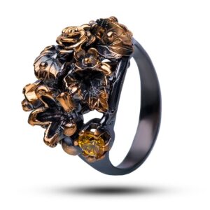 Кольцо «Для любимой», камень фианит