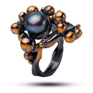 Кольцо «Пена», драгоценный жемчуг