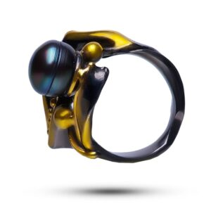 Кольцо «Жемчужина», с жемчугом, размер 18