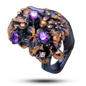 Кольцо «Летний день», драгоценный камень фианит