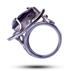 Кольцо «Богема» камень аметист 10,7 ct
