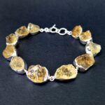 Браслет НГ-13042, камень цитрин дичка, 20 см