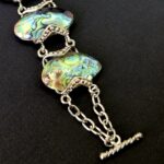 Браслет "6 ракушек", камень перламутр, Арт. НГ-13020