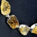 Браслет НГ-13042, камень цитрин дичка, 20 см