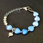 Браслет Морена кварц, гематит АП-18053