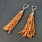 Серьги Золотой песок, камень авантюрин Арт. АП-13382