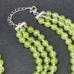 Колье "Дарла", камень оливин, Арт. АП-18106