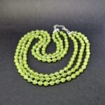 Колье "Дарла", камень оливин, Арт. АП-18106