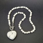 Колье "Морисса", камень кахолонг, 46 см, Арт. АП-15779