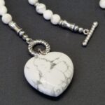 Колье "Морисса", камень кахолонг, 46 см, Арт. АП-15779