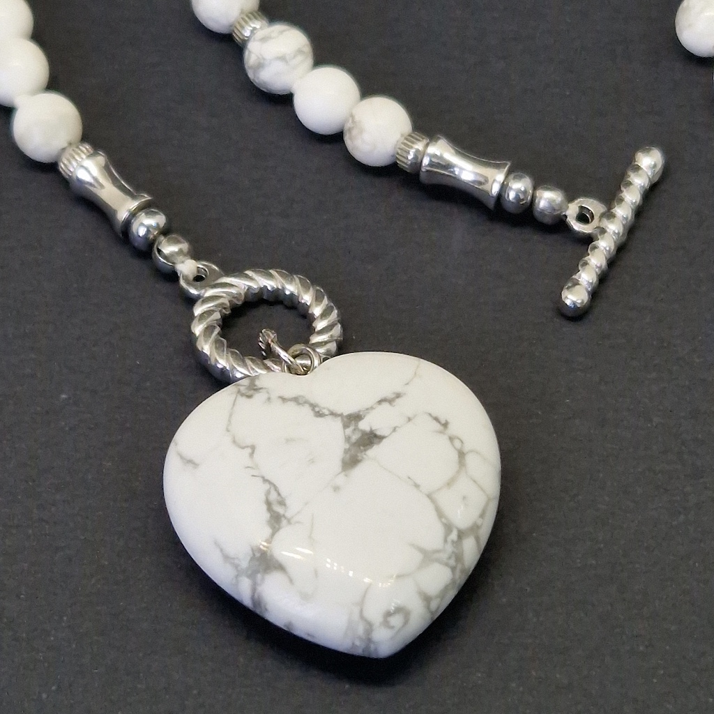 Колье "Морисса", камень кахолонг, 46 см, Арт. АП-15779