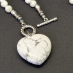 Колье "Морисса", камень кахолонг, 46 см, Арт. АП-15779