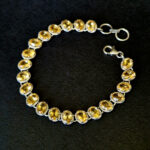 Браслет НГ-12493, камень цитрин, 20 см