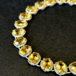 Браслет НГ-12493, камень цитрин, 20 см