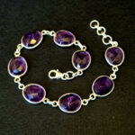 Браслет АП-12632, камень аметист, 19 см