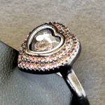 Кольцо НГ-8690, камни гранат, циркон, размер 18,5