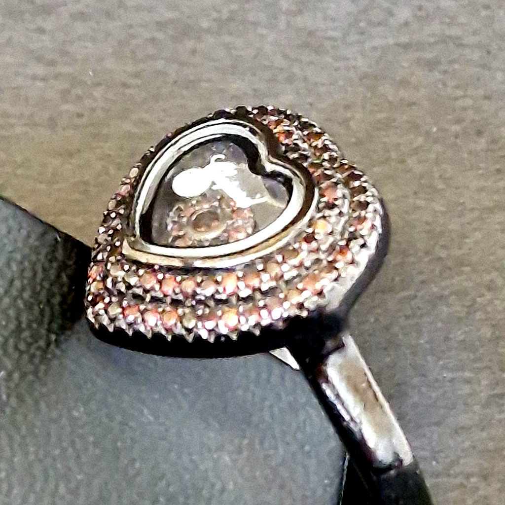 Кольцо НГ-8690, камни гранат, циркон, размер 18,5