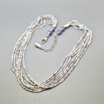 Колье "Шэнон", камень танзанит, 45 см, Арт. АП-13792