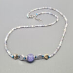 Колье "Море", камень танзанит, 45 см, Арт. АП-17397