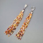 Серьги "Империя", камень циркон, Арт. АП-13641