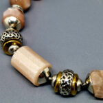 Браслет из камня солнечный камень, 18 см, "Орлеан", Арт. АП-16542