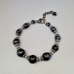 Браслет из камня соколиный глаз, "Ронда", Арт. АП-13326